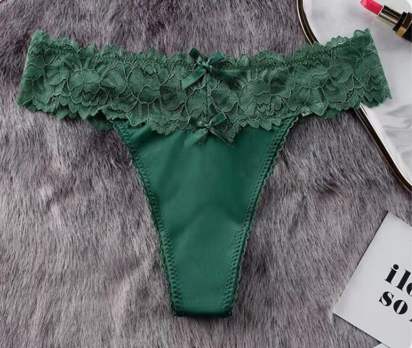 Женские сексуальные кружевные трусики-стринги Соблазн вышивка G String